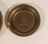 Antique Soho Foundry Sovereign Hill Ballarat Australia Brass Ashtray Set of 3