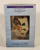 Mikula Agency Vintage Mask NHL Edmonton Oilers Grant Fuhr Ice Hockey Goalie Mask Miniature Scale Model with Stand New in Box
