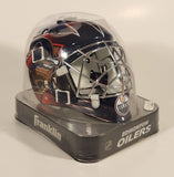 Franklin NHL Edmonton Oilers Ice Hockey Goalie Mask Miniature New in Package