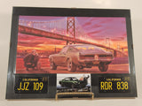 Steve McQueen "Bullitt" San Francisco Golden Gate Bridge Art Print Glass Covered Picture