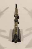 Rare GoatGuns "Digies" Colt M16A1 Assault Rifle Splattered Jungle Camo 1:3 Scale Heavy Metal Paperweight Desktop Model with Stand