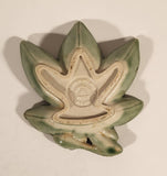 Vintage 1950s Wade Horse Chestnut Leaf Shaped Porcelain Ashtray Made in Ireland