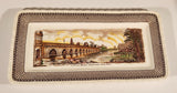 Vintage Myott Son & Co. Hanley Shakespeare Land Clopton Bridge Stratford Upon Avon 6 1/8 x 11 3/4" Ceramic Serving Platter Dish