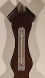 Vintage Japanese Barometer Hygrometer Thermometer Wood Cased Weather Station