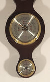 Vintage Japanese Barometer Hygrometer Thermometer Wood Cased Weather Station