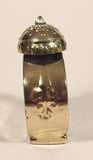 Vintage 1973 Avon Gold Tone Alarm Clock Shaped Perfume Bottle
