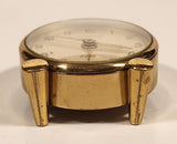 Vintage Circle 8 Days Small 1 3/4" Brass Desk Alarm Clock Made in Switzerland