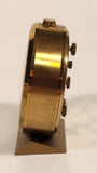 Vintage Westclox Seven Jewels 2 3/4" Brass Desk Alarm Clock Made in Germany