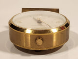Vintage Westclox Seven Jewels 2 3/4" Brass Desk Alarm Clock Made in Germany