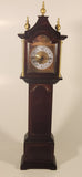 Bombay Grandfather 16" Wood Cased Quartz Mantel Clock