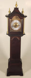 Bombay Grandfather 16" Wood Cased Quartz Mantel Clock