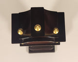 Bombay Grandfather 16" Wood Cased Quartz Mantel Clock