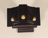 Bombay Grandfather 16" Wood Cased Quartz Mantel Clock