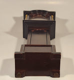 Bombay Grandfather 16" Wood Cased Quartz Mantel Clock