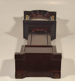 Bombay Grandfather 16" Wood Cased Quartz Mantel Clock