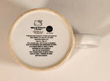 2022 Silver Buffalo Sanrio Hello Kitty Rainbow 4 1/4" Ceramic Coffee Mug Cup