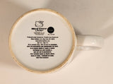 2022 Silver Buffalo Sanrio Hello Kitty Rainbow 4 1/4" Ceramic Coffee Mug Cup