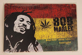 Bob Marley burnin' and lootin' tonight 8" x 12" Tin Metal Sign New in Package