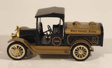 1993 Liberty Classics Spec-tacular News 1916 Studebaker Tanker Truck Black Die Cast Toy Car Vehicle Coin Bank with Key