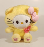 Hello Kitty In Yellow Costume 8" Stuffed Plush Toy