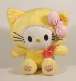 Hello Kitty In Yellow Costume 8" Stuffed Plush Toy
