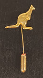 Kangaroo Gold Tone Stick Pin