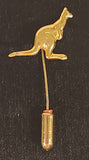 Kangaroo Gold Tone Stick Pin