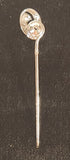 Swirl Style Silver Tone Stick Pin