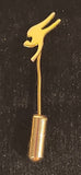 Qantas Airlines Kangaroo Gold Tone Stick Pin