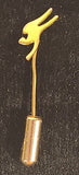 Qantas Airlines Kangaroo Gold Tone Stick Pin