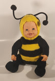 2005 Uni Max Toys Anne Geddes Baby in Bumble Bee Costume 12" Tall Doll Toy