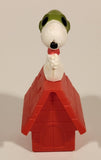 2015 McDonald's Fox The Peanuts Movie Red Baron Snoopy on Doghouse 4" Plastic Toy Figure