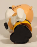 2015 McDonald's Fox The Peanuts Movie Charlie Brown Holding Snoopy Bobblehead 4" Plastic Toy Figure