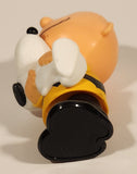 2015 McDonald's Fox The Peanuts Movie Charlie Brown Holding Snoopy Bobblehead 4" Plastic Toy Figure