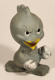 Rare Vintage Tilly Toy Grey Duck Rubber Squeeze Squeak Toy