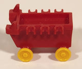 Vintage 1980s Majorette Majo-Kit Gas Service Station Mechanics Tool Cart Miniature 1 1/8" Plastic Toy Accessory
