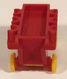 Vintage 1980s Majorette Majo-Kit Gas Service Station Mechanics Tool Cart Miniature 1 1/8" Plastic Toy Accessory