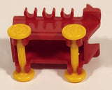 Vintage 1980s Majorette Majo-Kit Gas Service Station Mechanics Tool Cart Miniature 1 1/8" Plastic Toy Accessory