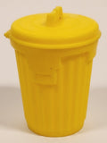 Topps Chewing Gum Yellow Trash Garbage Can 2" Yellow Plastic Toy