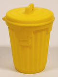 Topps Chewing Gum Yellow Trash Garbage Can 2" Yellow Plastic Toy
