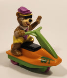 1991 McDonald's Hanna Barbera Yogi Bear Cartoon Character on Jet Ski Rev-Up and Go Toy Figure