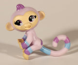 Wowwee Fingerlings Monkey Light Pink Purple Blue 2" Toy Figure