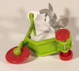1989 McDonald's Warner Bros. Looney Tunes Bugs Bunny PVC Toy Figure On Green Scooter