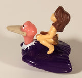 1999 McDonald's Burrough's and Disney Tarzan Young Tarzan on Purple Bird 1 3/4" Toy Figure
