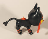 2017 McDonald's Pokemon Sun and Moon Litten Black Cat 3 1/4" Long Plastic Toy Figure