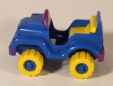 1988 McDonald's Garfield Blue Safari Jeep 2 3/4" Toy Car Vehicle