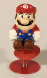 1989 Nintendo Super Mario Jumping Mario Pop Up 3 1/4" Tall Toy Figure