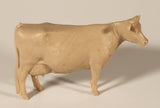 Vintage 1950s Marx Prize Livestock Light Brown American Guernsey Cow 3" Plastic Toy Figure