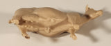 Vintage 1950s Marx Prize Livestock Light Brown American Guernsey Cow 3" Plastic Toy Figure