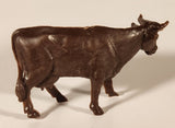 Dark Brown Cow 3" Plastic Toy Figure